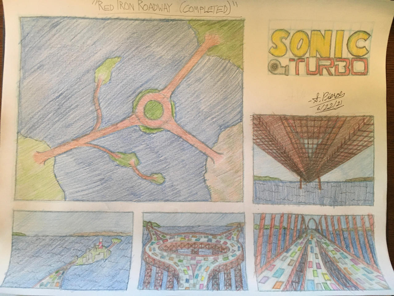 Red Iron Roadway (Sonic Turbo Concept Art)